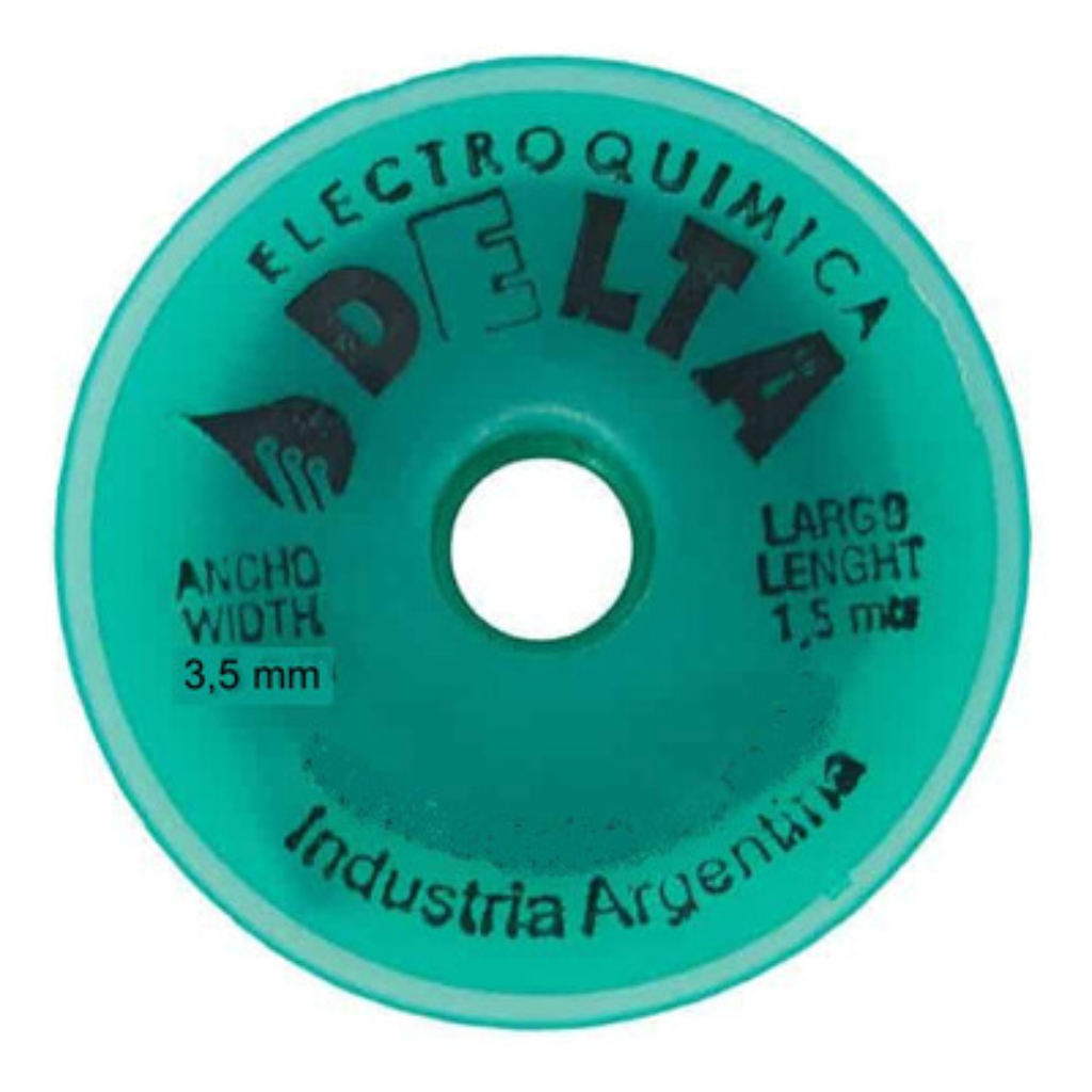 Malla desoldante de 3.5mm, en rollo de  1,50m Rollos de 1,50m