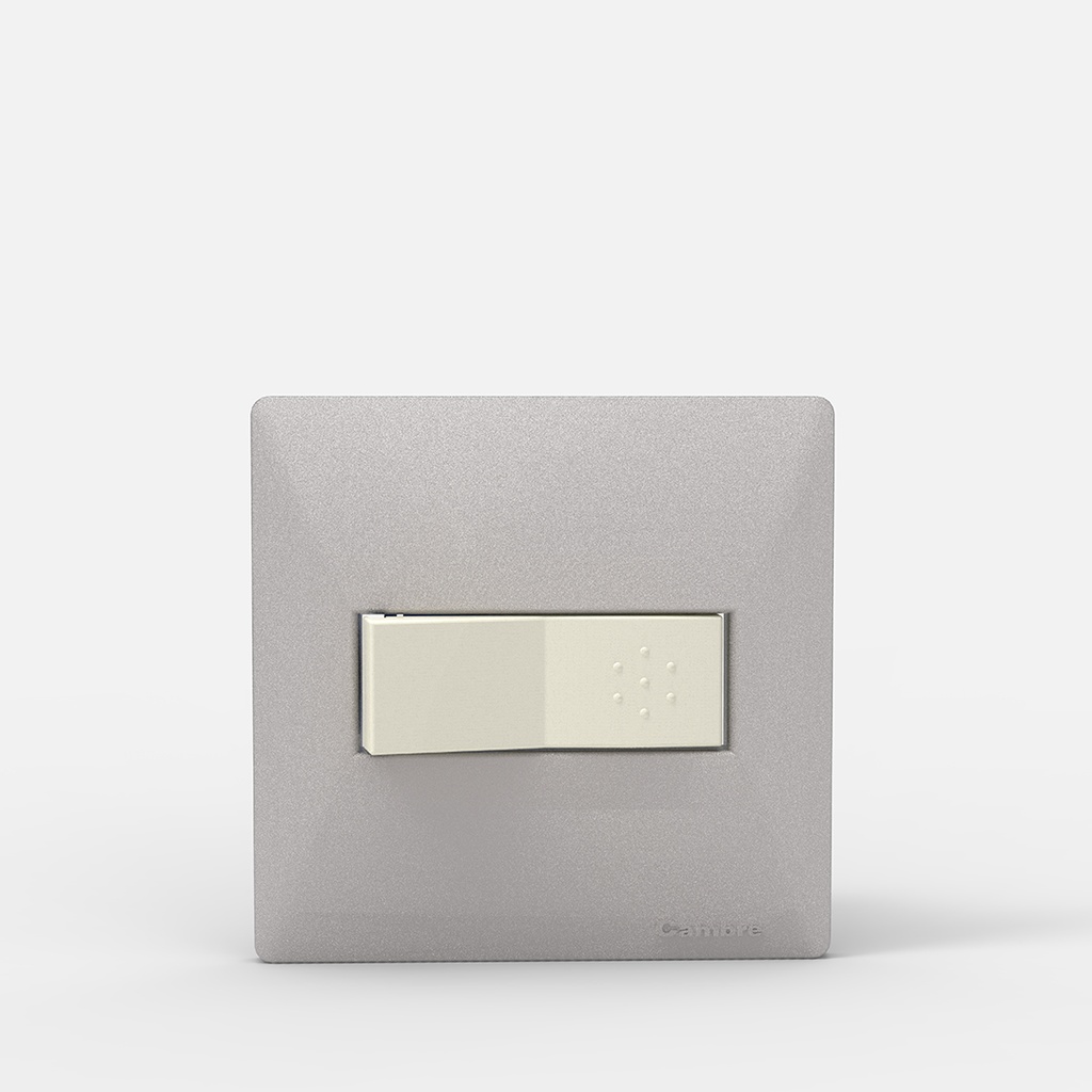 TAPA MIGNON 1 MODULO SIGLO XXII ALUMINIO