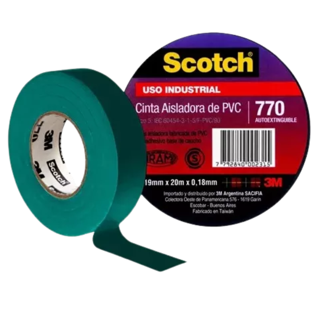 Scotch 770 Verde 19 mm. x 20 m.