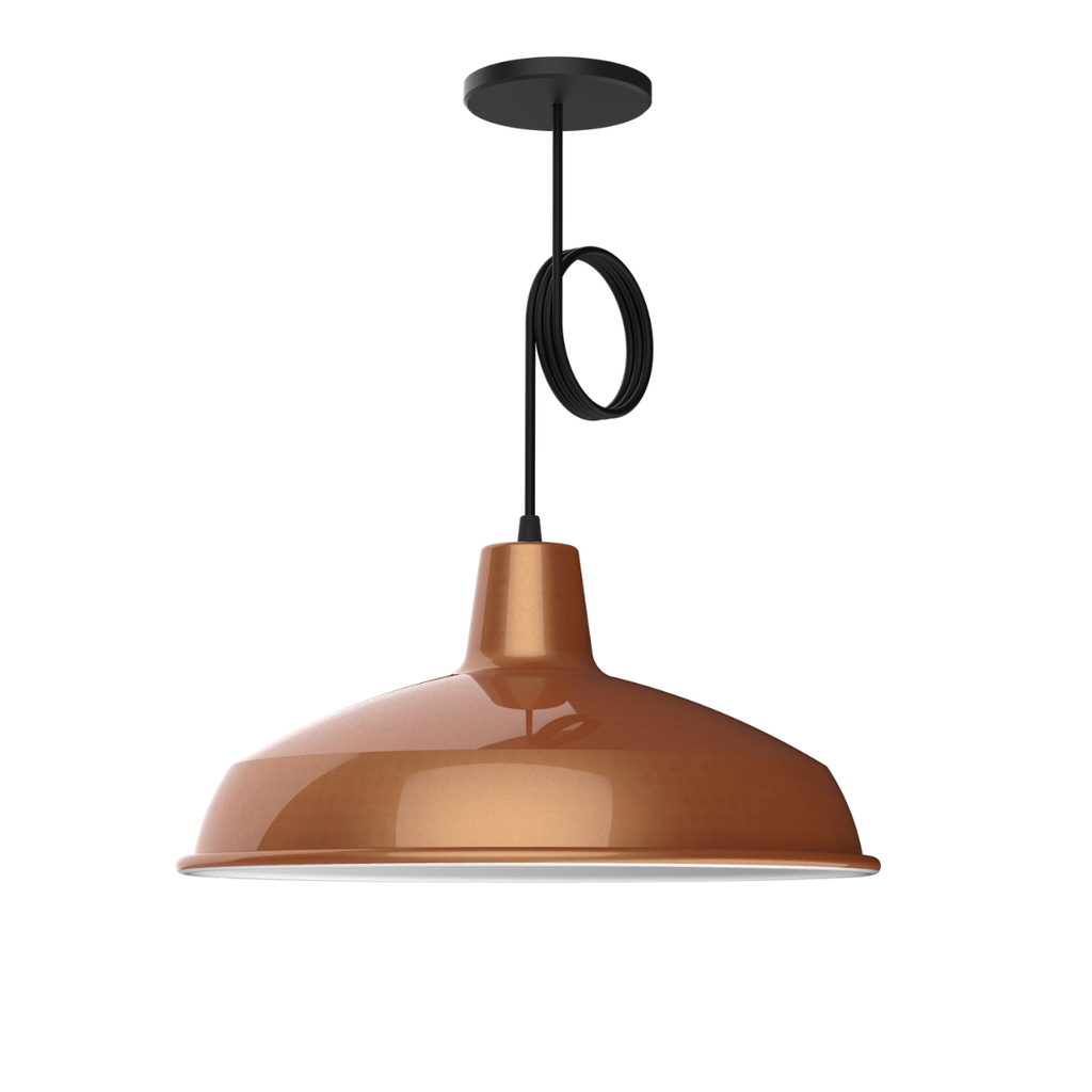 BELL01. COLGANTE ALUMINIO COBRE/B C/CABLE