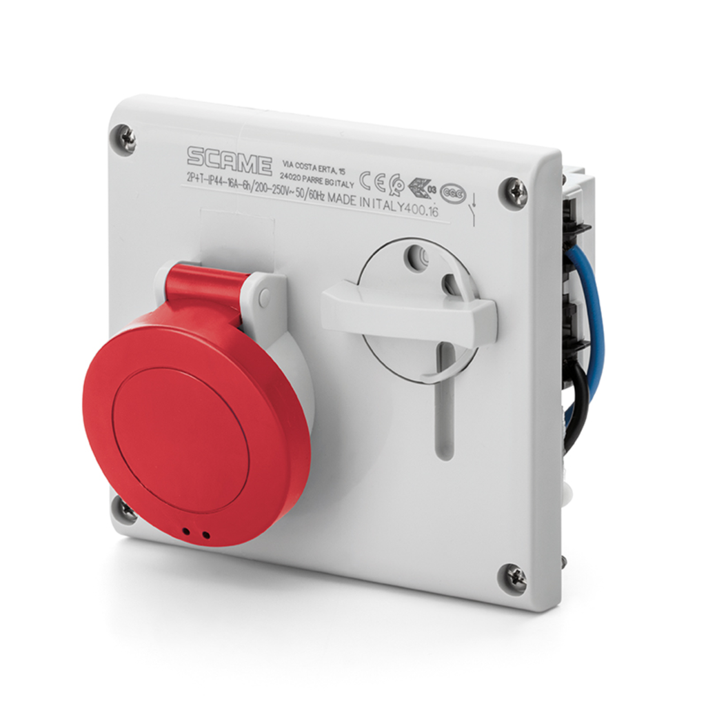 BASE C/BLOQUEO IP44 3P+N+T 32A