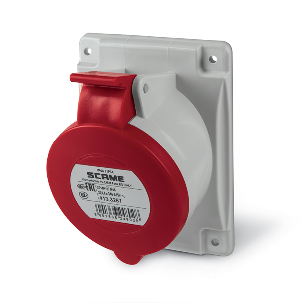 BASE IP44 3P+N+T 32A 6H