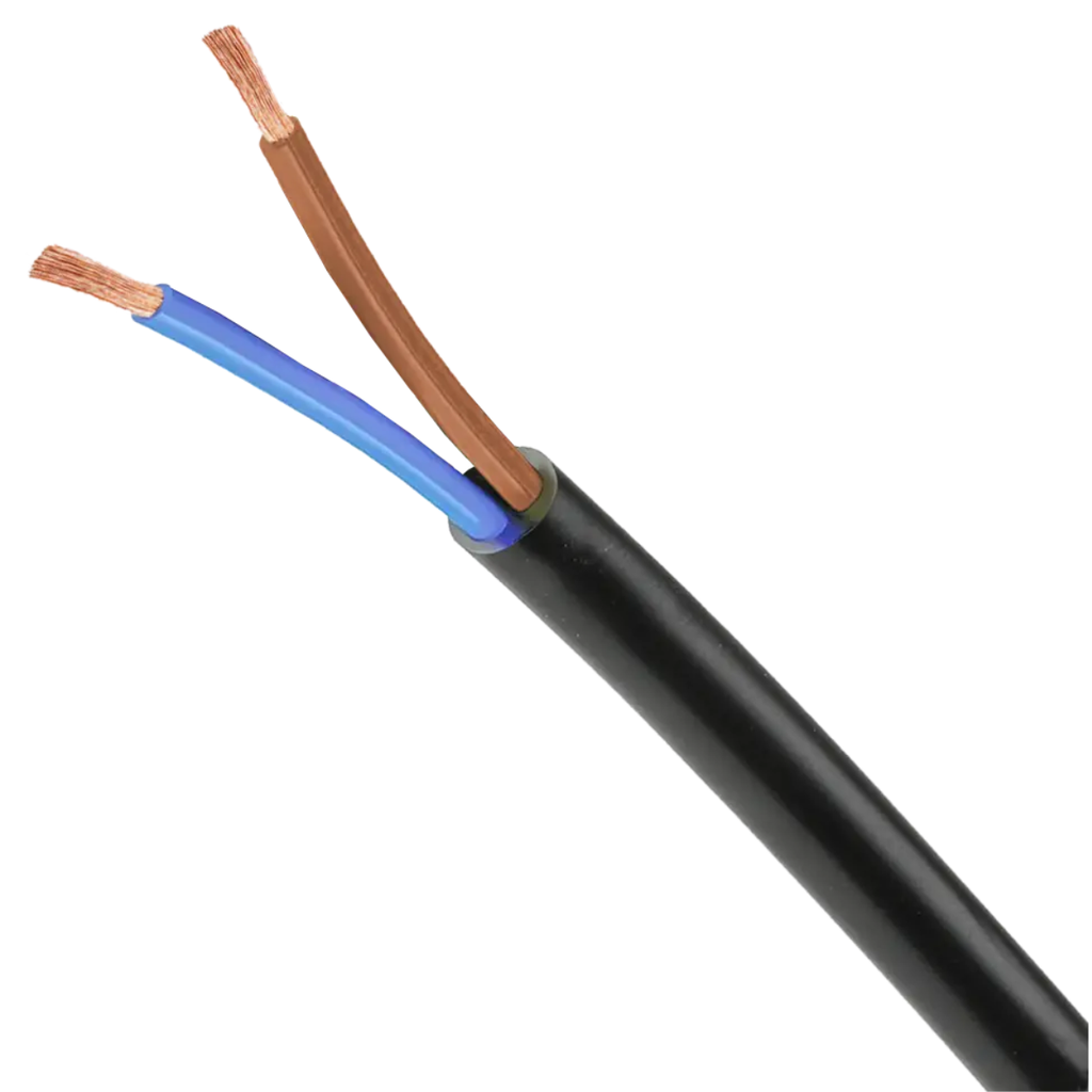 Cable Tipo Taller Redondo 2x2.5 mm Argenplas Negro