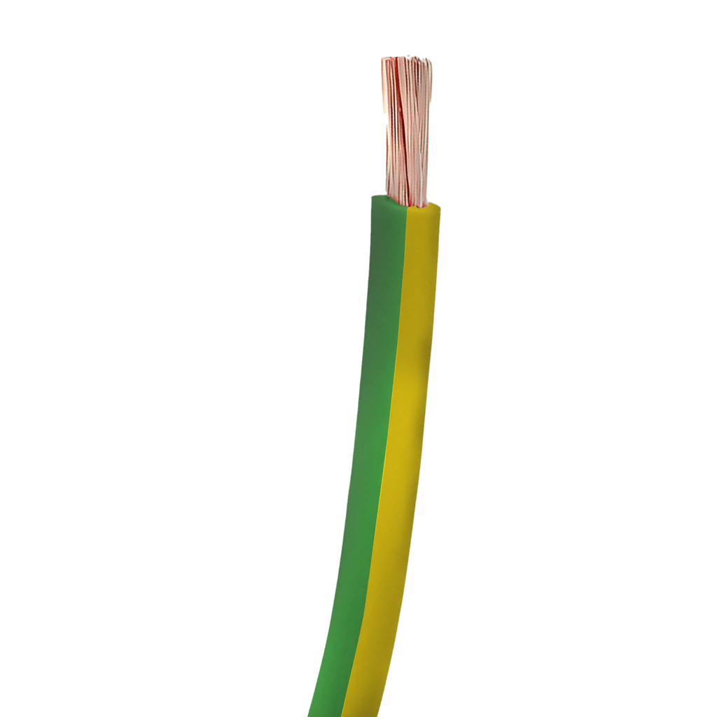 Cable Unipolar 4 mm Argenplas Verde Amarillo