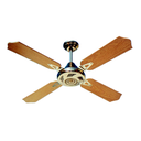 Ventilador de techo de cuatro palas roble 1200 mm. (Dorado)