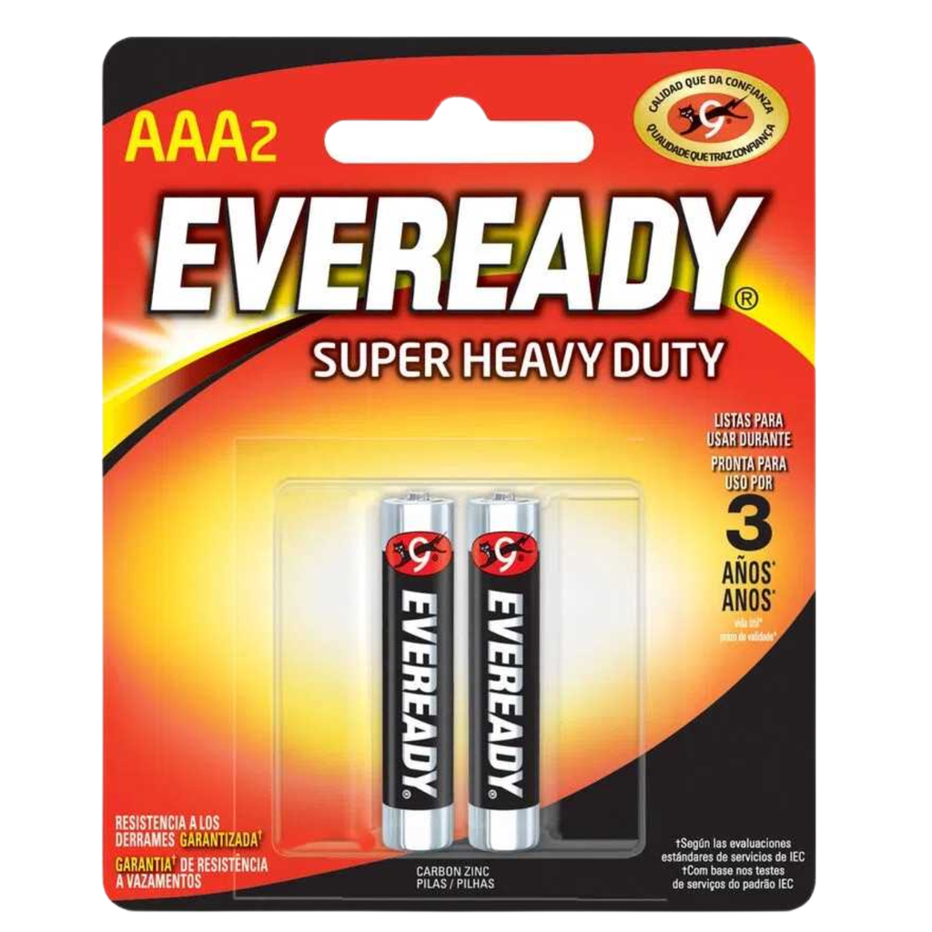 Pila Carbón Eveready CZN AAA x2