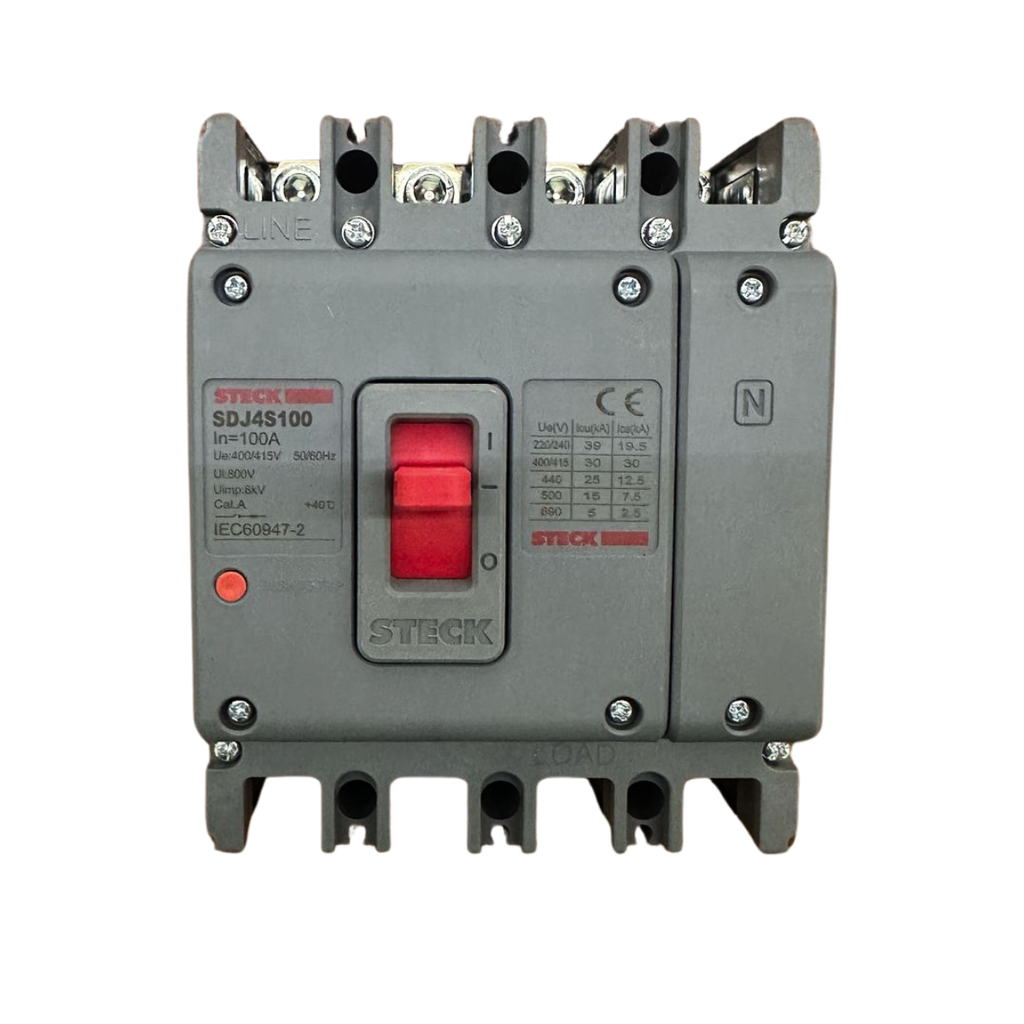 INTERRUPTOR CAJA MOLDEADA 4P 100A SERIE S100 690V FIJO
