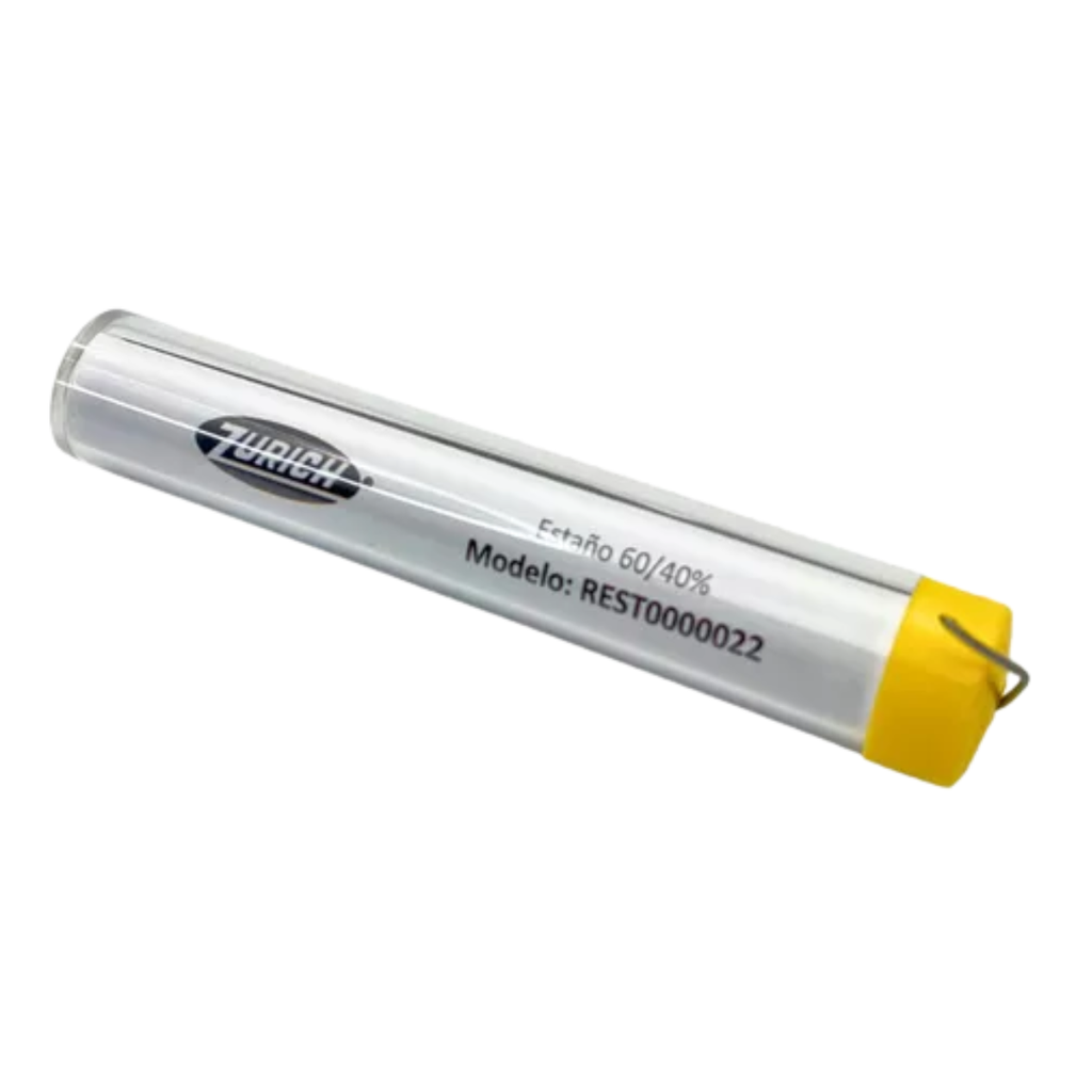 ESTAÑO ZURICH TUBO 60% 1MM x 3Mts