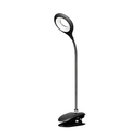 SARLI BROCHE - LÁMPARA DE ESCRITORIO FLEXIBLE LED 5W NEGRO CON BROCHE