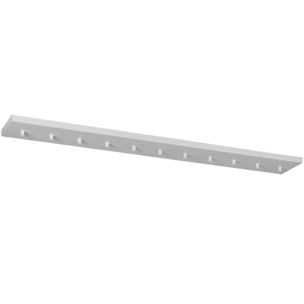 Tapa rectangular p/colg multiluces (1166x22x156)