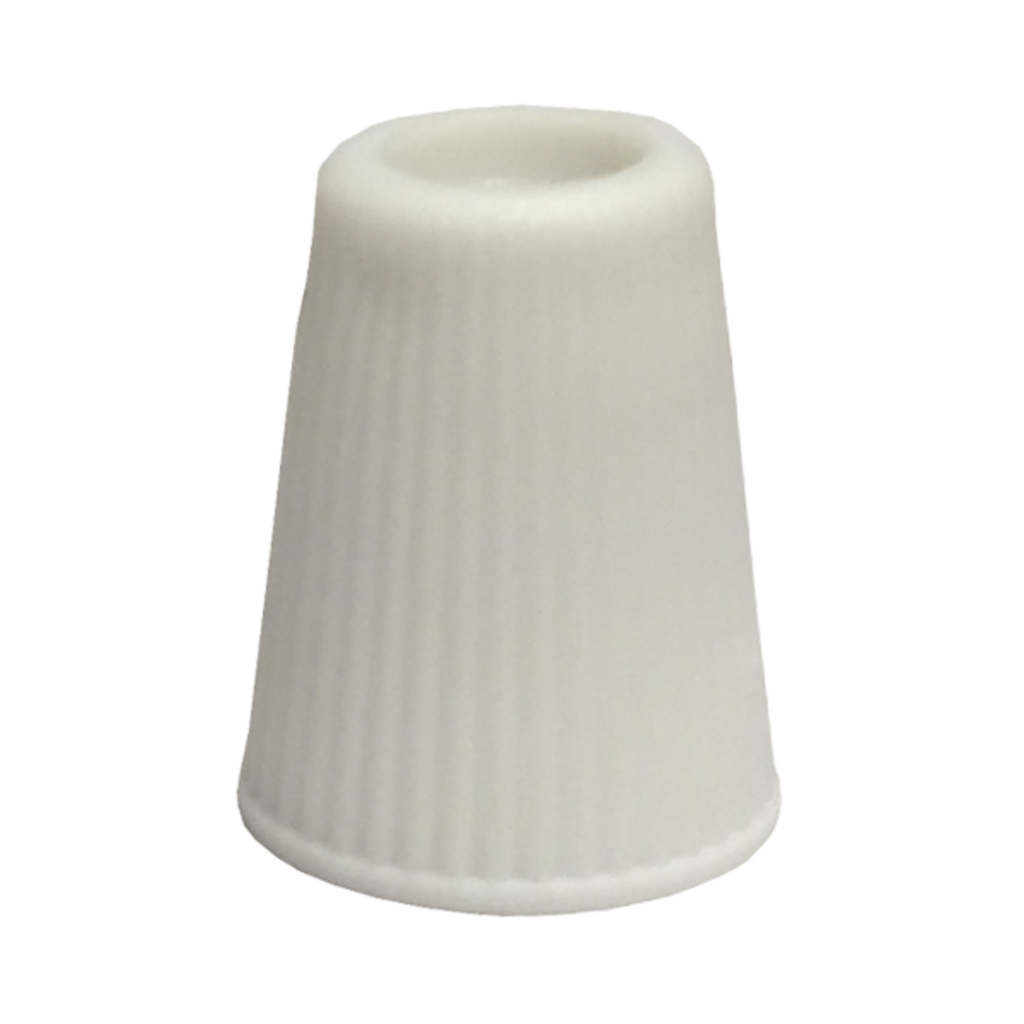 TERMINAL PVC CONICO BCO