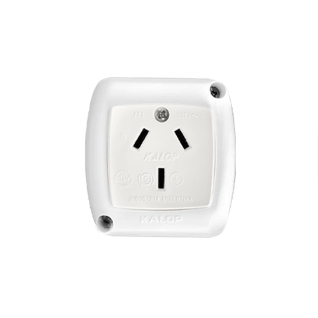 Tekna 1Toma 20A.250V bco