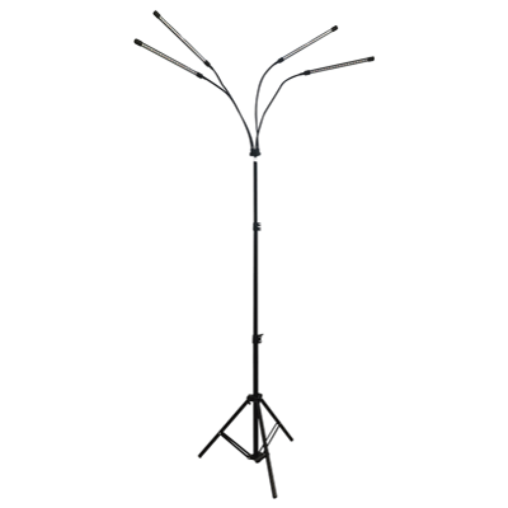 FULL ESPECTRO LUMINARIA A LED TBCIN PARA PLANTAS Y CULTIVOS DE INTERIOR CON TRIPODE 4X10W