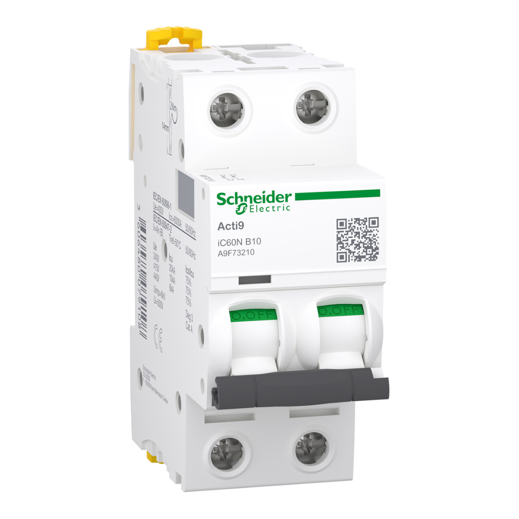 Interruptor Aut. Termomagnético Acti9 iC60N 2P 4A Curva C