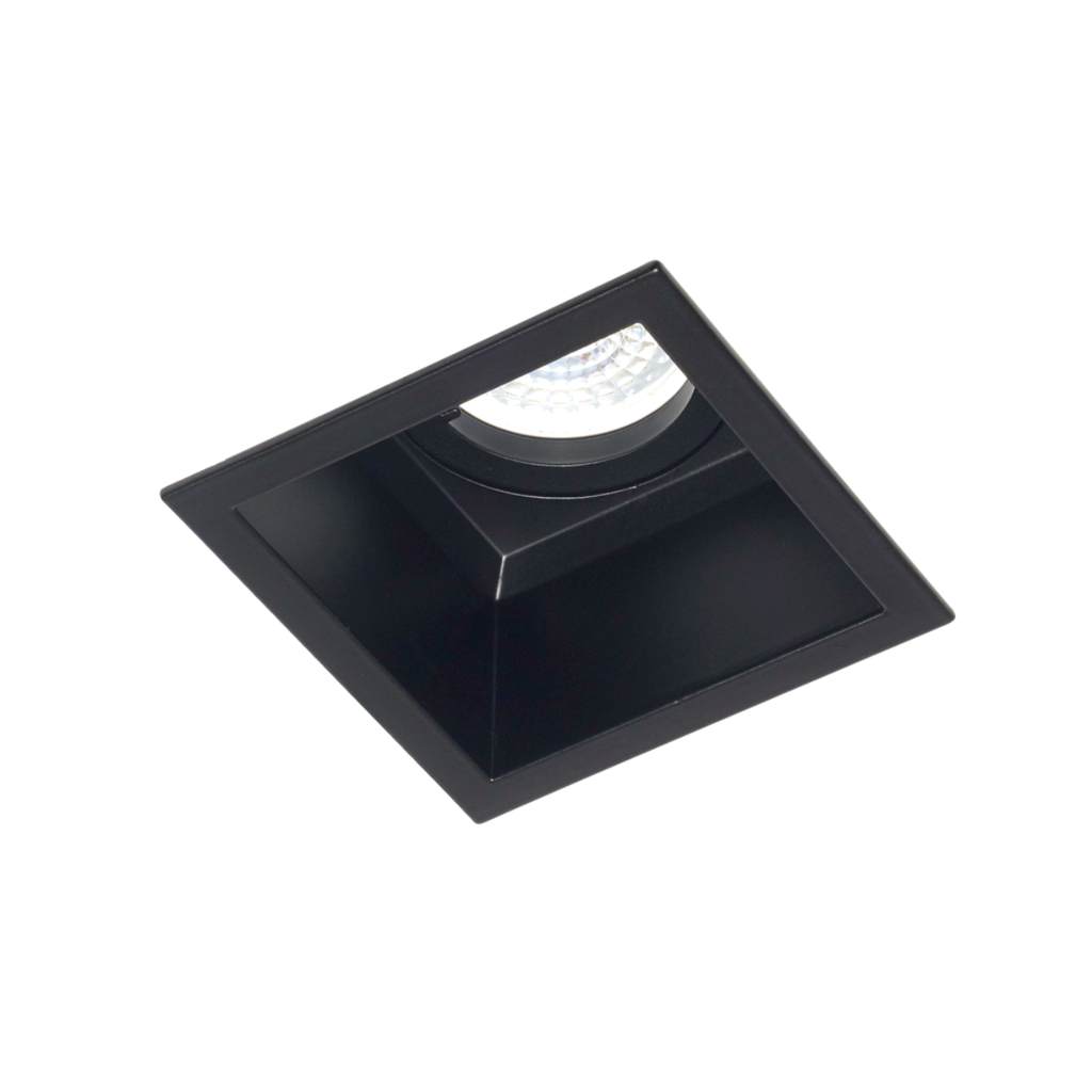 Embutido cuadrado movil aluminio blanco, 18x18