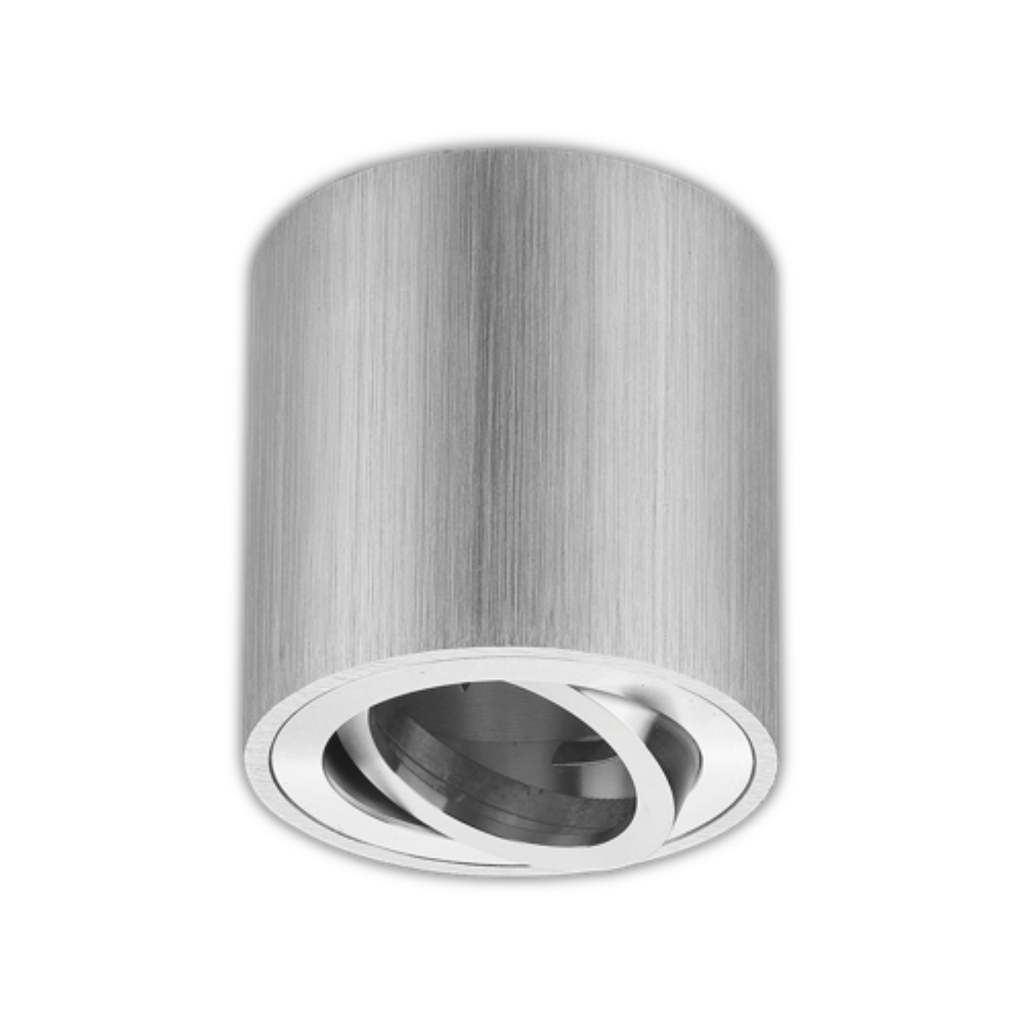 SPOT DE APLICAR P/LAMP. DICRO - REDONDO ALUMINIO