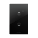 Tecla smart 10A 2 canales Macroled negro