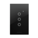 Tecla smart 10A 3 canales Macroled negro