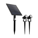 Estaca solar 1 panel 2 estacas 2W Macroled calido