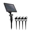 Estaca solar 1 panel 4 estacas 4w Macroled calido
