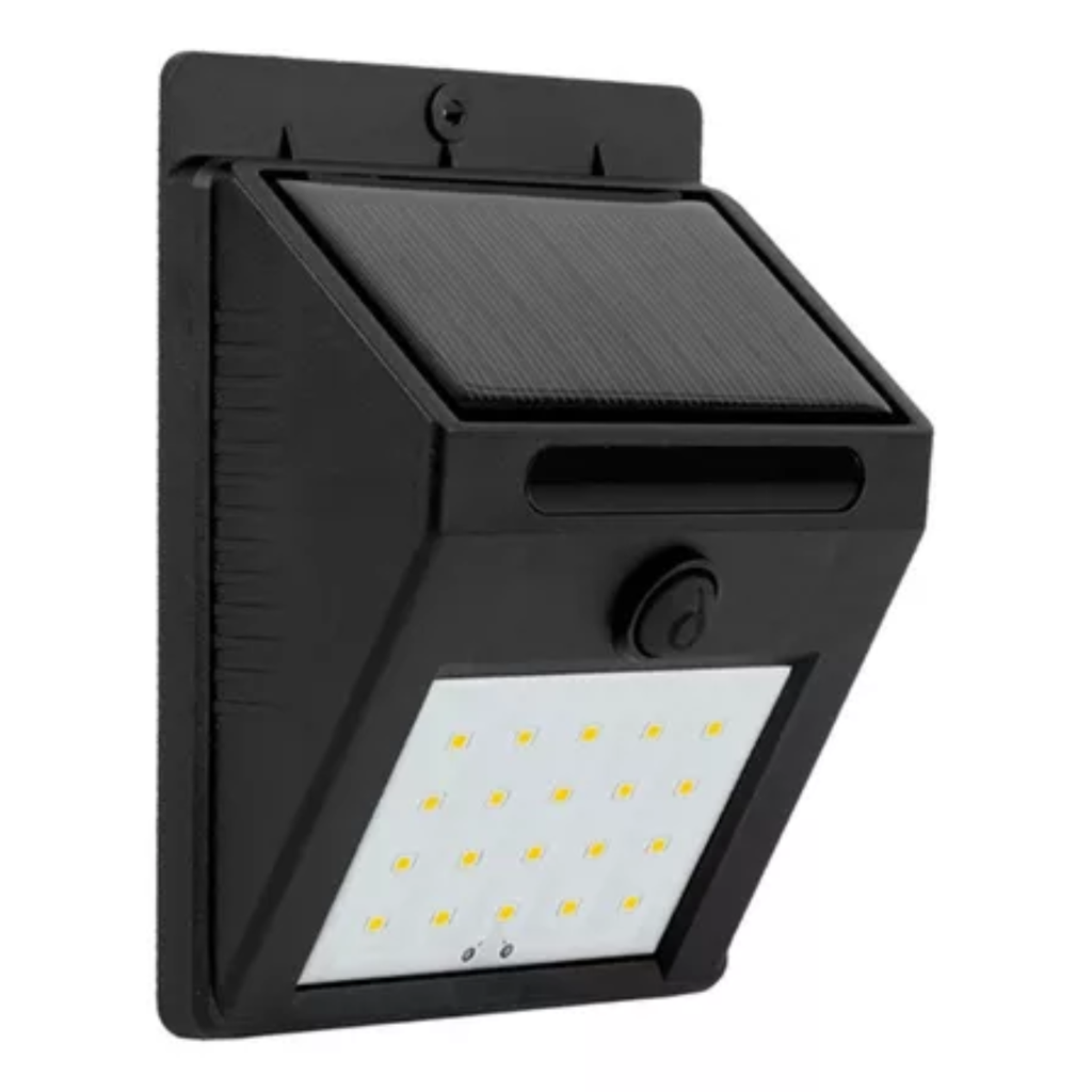 Artefacto exterior solar de pared 1,5W Macroled calido
