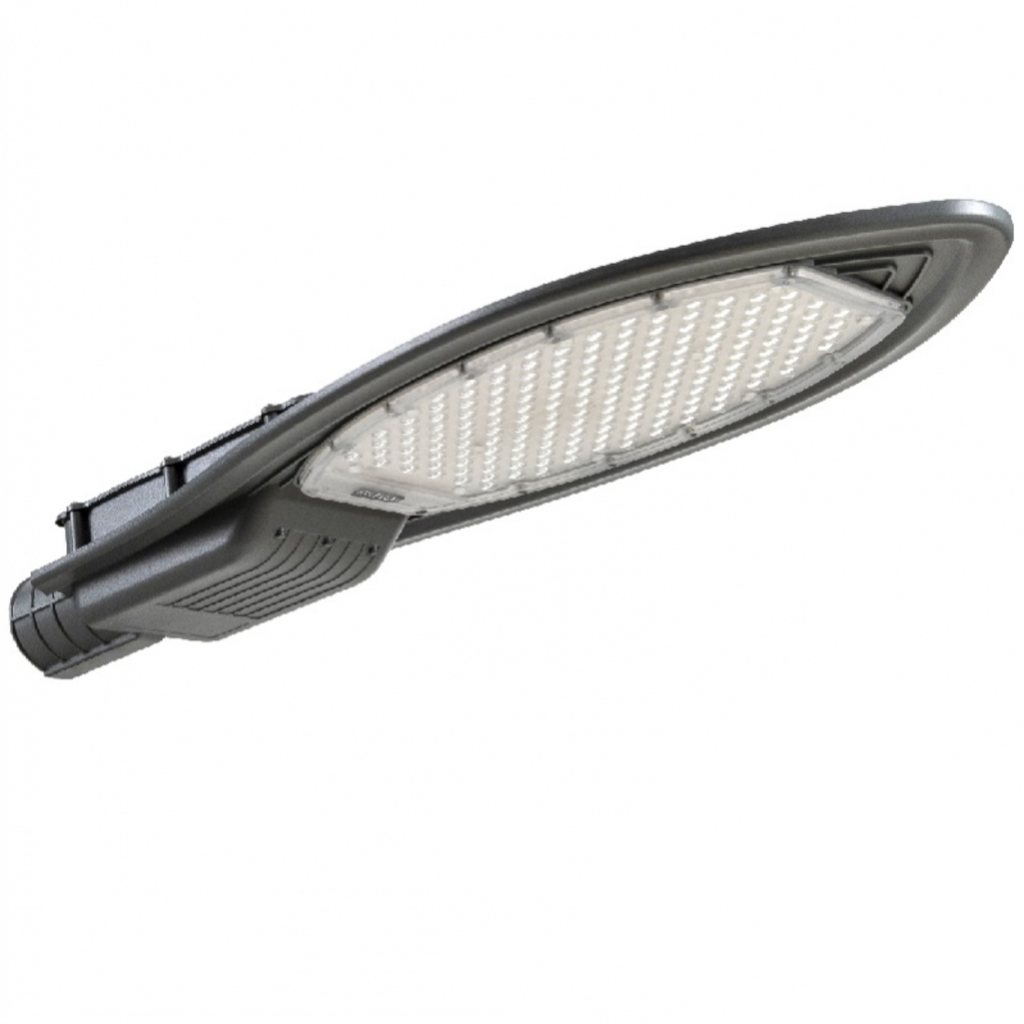 Luminaria A.P. led ip 65 5000k. Gris texturado.