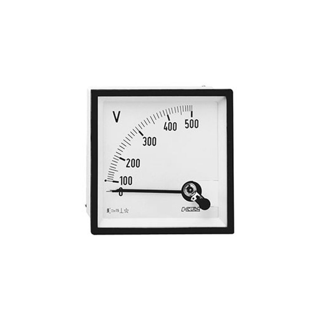 Voltímetro de hierro móvil (C.A.)  500V EC 96