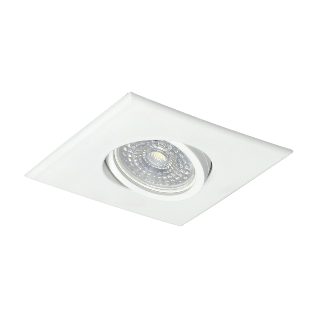 Spot de embutir 105 x 105mm. de pvc c/ port. GZ-10
