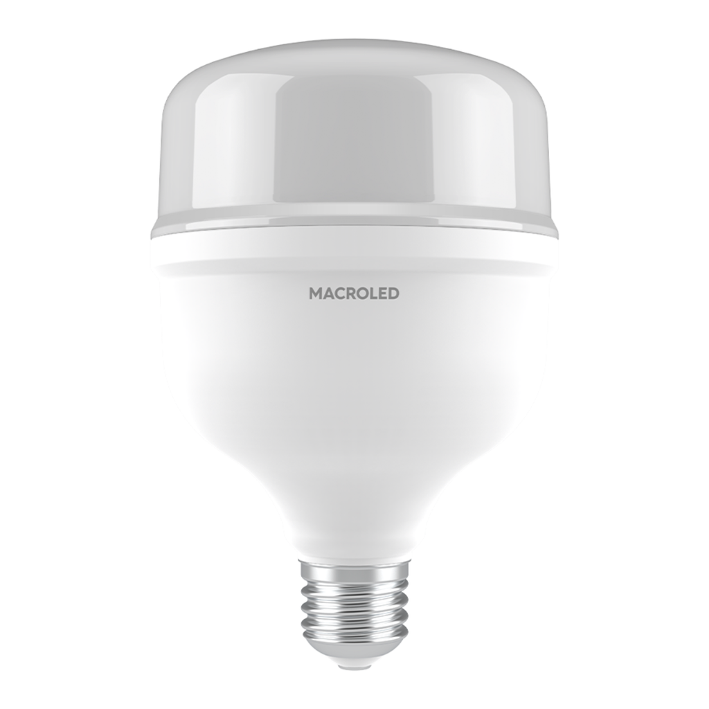 Lampara cuerpo corto 38w E27 Macroled frio