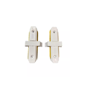 ACCESORIO - UNION RECTA PARA TRACKER BLANCO