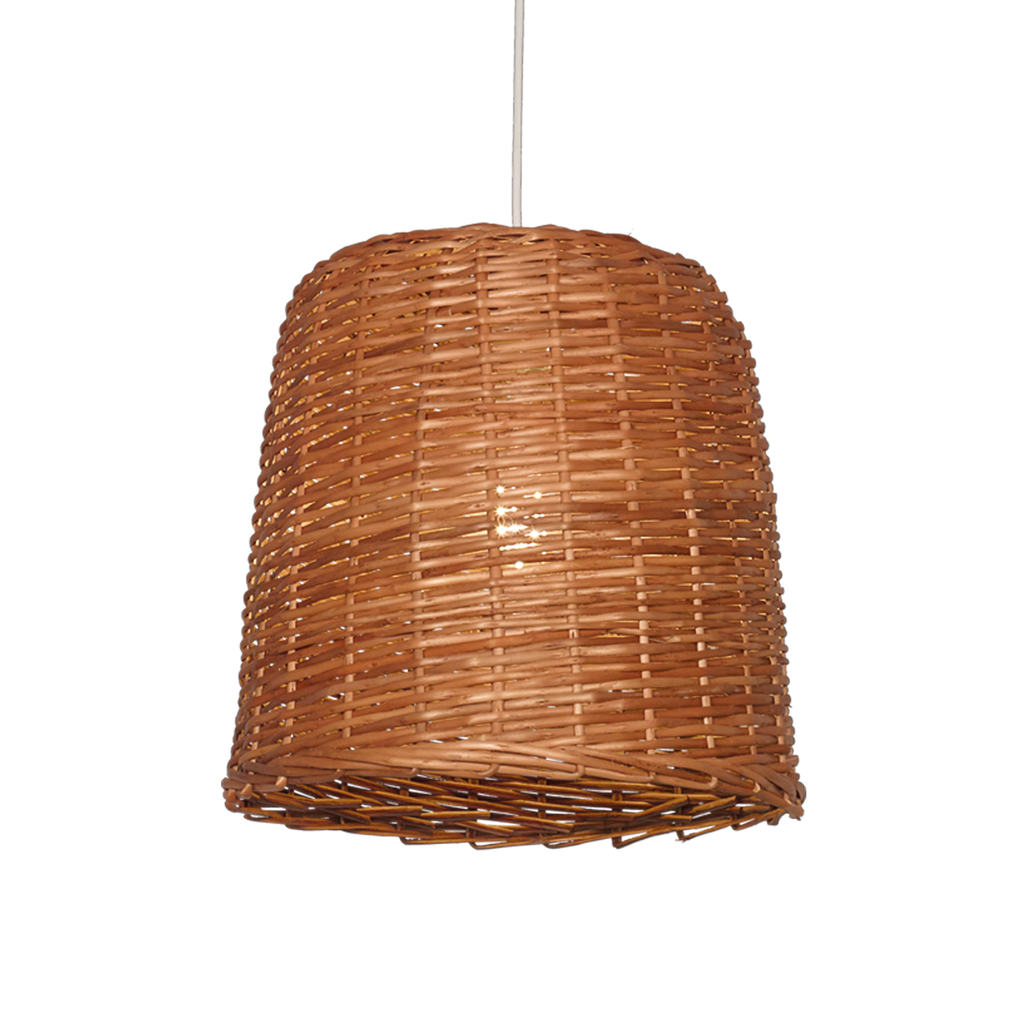CAMPANA DE MIMBRE NATURAL 50X50 TEJIDA