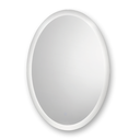 Espejo ovalado vertical de 60x80cm, luz calida; touch; 20w led en todo su contorno 