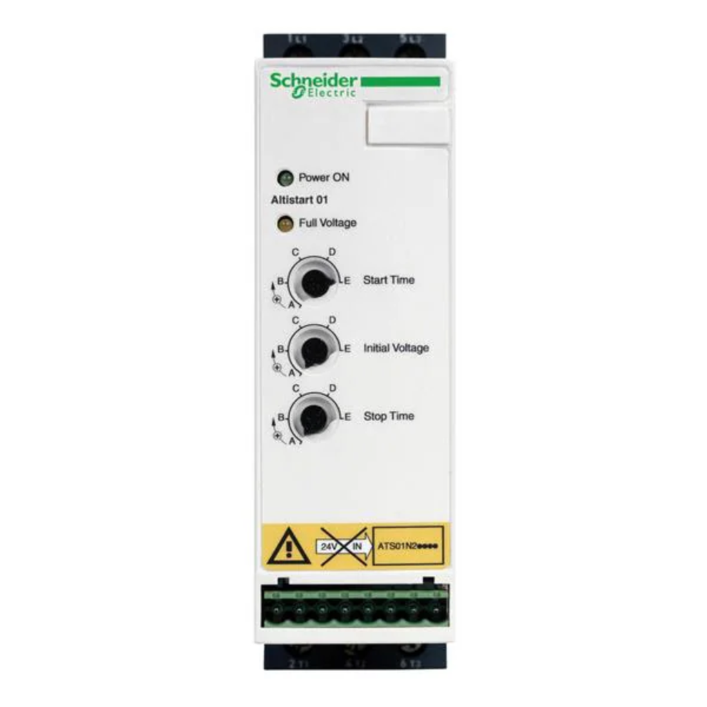 Arranque suave, ATS01, trifásico 6A 380-415V 3kW