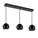 ARTEFACTO COLGANTE TOM DIXON TRIPLE NEGRO LEUK