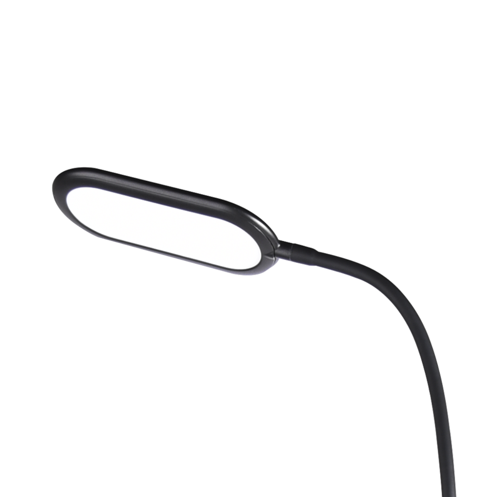 LAMPARA LED DE PIE NEGRO, 10W 850LM, AC100-240V, RA>80, 3 TEMP COLOR, DIMEABLE, MEMORIA ULTIMA FUNCION