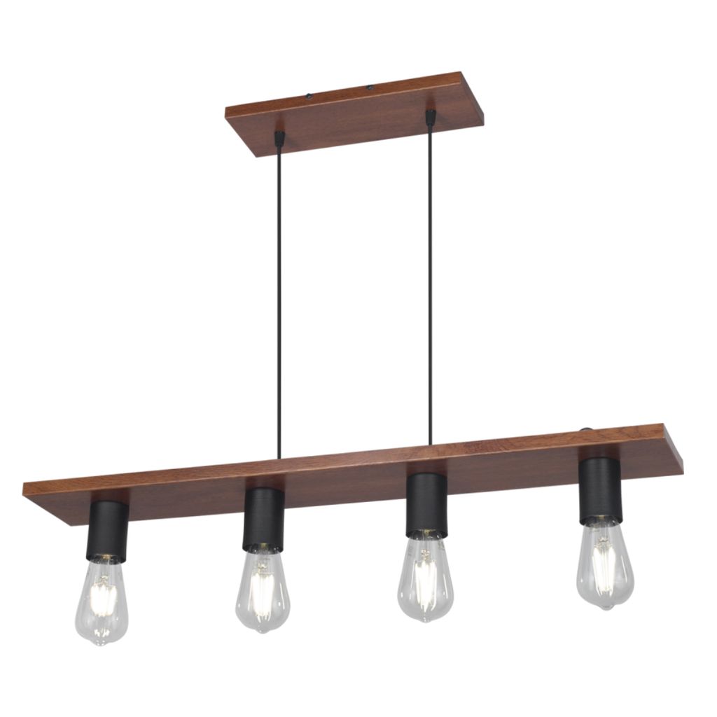 Colgante "LUCCA" de 4 luces E-27 (785x130x97)