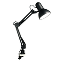 Lampara de escritorio negra c/morsa