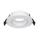 ARTEFACTO DE EMBUTIR REDONDO DICRO X1 MOVIL PVC BLANCO