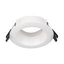 ARTEFACTO DE EMBUTIR REDONDO ANTIDESLUMBRANTE DICRO X1 FIJO RECTO PVC BLANCO