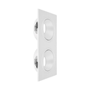 ARTEFACTO DE EMBUTIR CUADRADO ANTIDESLUMBRANTE DICRO X2 MOVIL PVC BLANCO