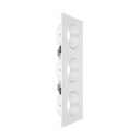 ARTEFACTO DE EMBUTIR CUADRADO ANTIDESLUMBRANTE DICRO X3 MOVIL PVC BLANCO