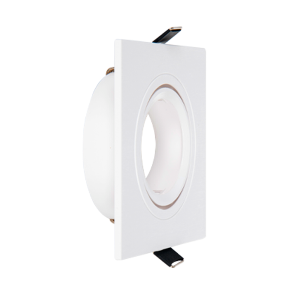 Spot para embutir cuadrado Macroled blanco