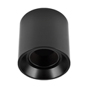 ARTEFACTO PLAFON REDONDO DICRO X1 MOVIL PVC NEGRO LISO