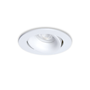 Embutido rerondo movil de aluminio blanco para GU10