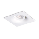 Embutido cuadrado movil de aluminio blanco para GU10