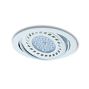 Embutido redondo movil, alum. blanco ø17cm, AR111; GU10