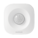 SENSOR DE MOV SMART TECHO BLANCO MACROLED, 5M DE ALCANCE, 360º, 3 PILAS AAA