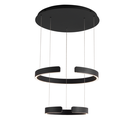 Colgante doble ø60cm y ø40cm de aluminio, de 50w+30w led