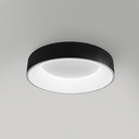 LUMINARIA CIRCULAR PARA APLICAR EN TECHO O PARED VK-NBAGEL NEGRO 40W 3000K DIMERIZABLE 450X100MM