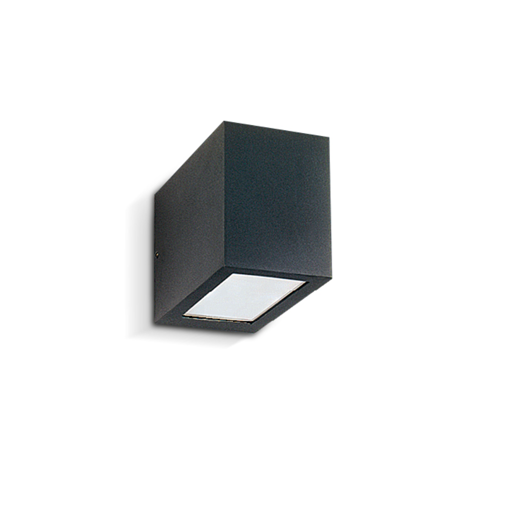 Aplique de Pared Lente Vidrio negro